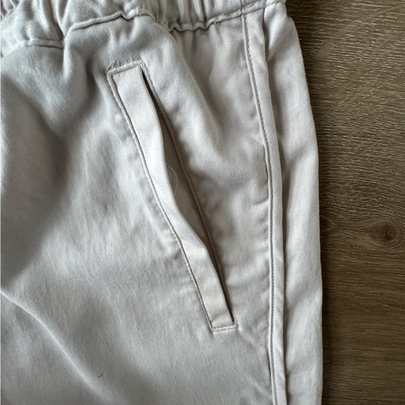 J. Jill Drawstring Moonbeam Curve Hem Ankle Pants Lyocell Cotton SZ M Spring - Picture 5 of 9